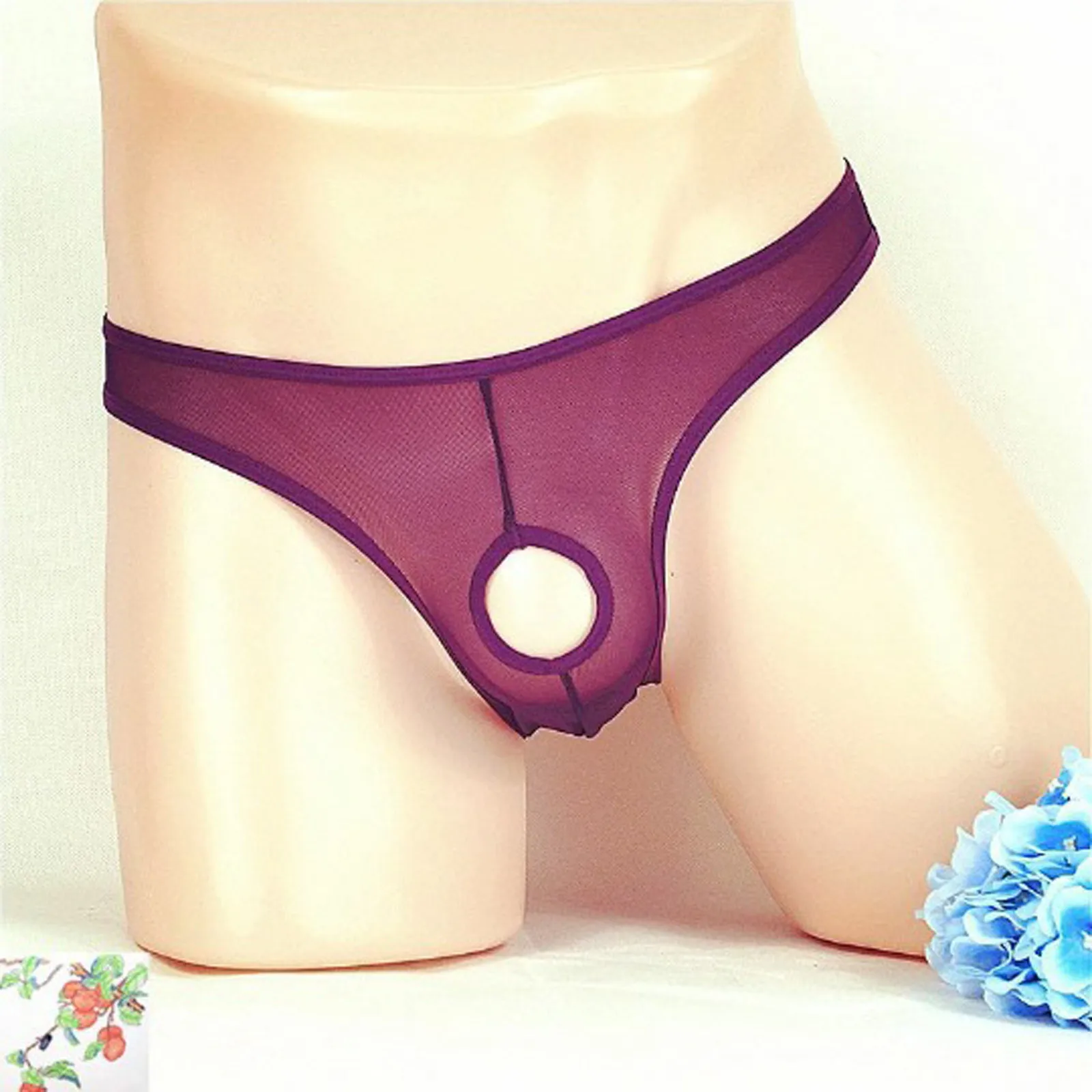 Men's Sexy Underwear T-back perspective Gauze Hole Underpant See Through Comfortable Elastic Mens Briefs
Men's Sexy Underwear T-back perspective Gauze Hole Underpant See Through Comfortable Elastic Mens Briefs