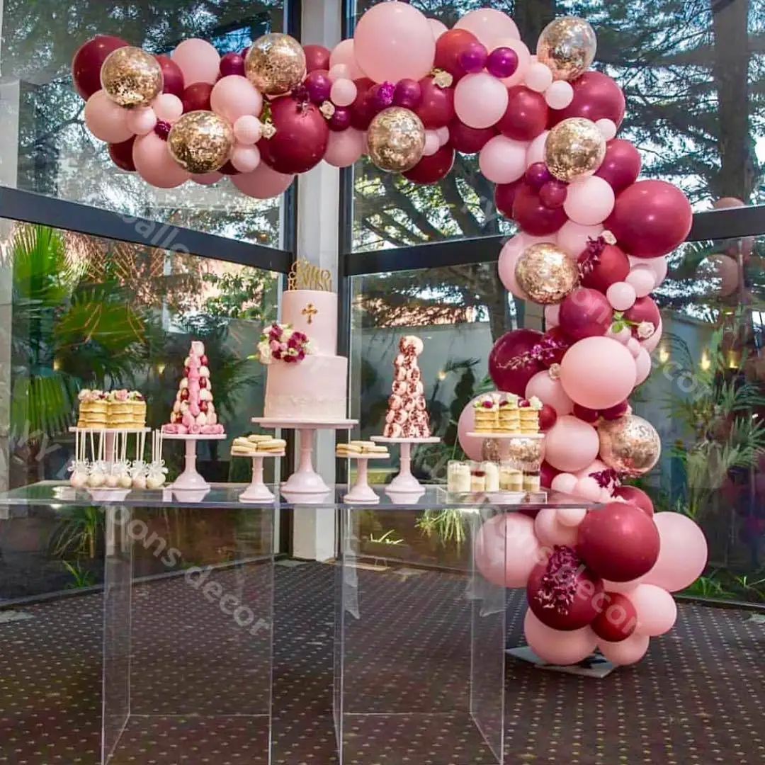 110pcs Balloons Pink Gold Confetti Balloons Garland Arch and Gold Party Baby Shower Burgundy and Gold Wedding Decorations
110pcs Balloons Pink Gold Confetti Balloons Garland Arch and Gold Party Baby Shower Burgundy and Gold Wedding Decorations