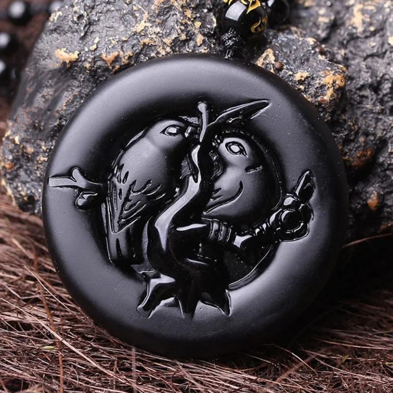 Natural jade Obsidian Animal Bird Jade Necklace Pendant Jewelry Lucky Auspicious Amulet Jade Pendant Fine Jewelry
Natural jade Obsidian Animal Bird Jade Necklace Pendant Jewelry Lucky Auspicious Amulet Jade Pendant Fine Jewelry