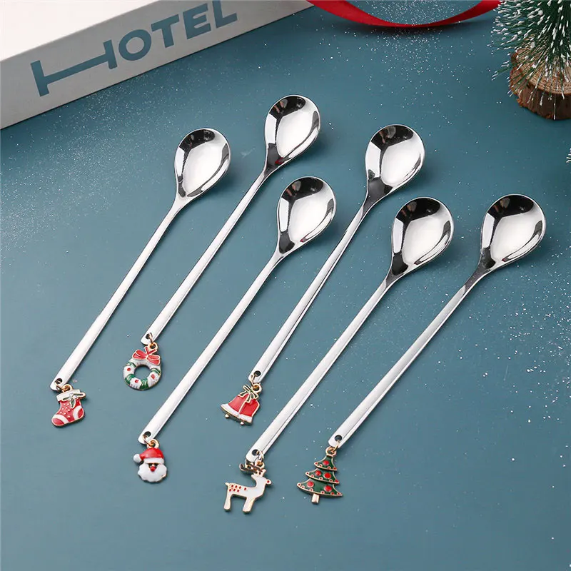 6Pcs Navidad 2021 Christmas Elk Spoons Fork Xmas Party Ornaments Christmas Decorations for Home Table New Year Kerst Gift 2022
6Pcs Navidad 2021 Christmas Elk Spoons Fork Xmas Party Ornaments Christmas Decorations for Home Table New Year Kerst Gift 2022