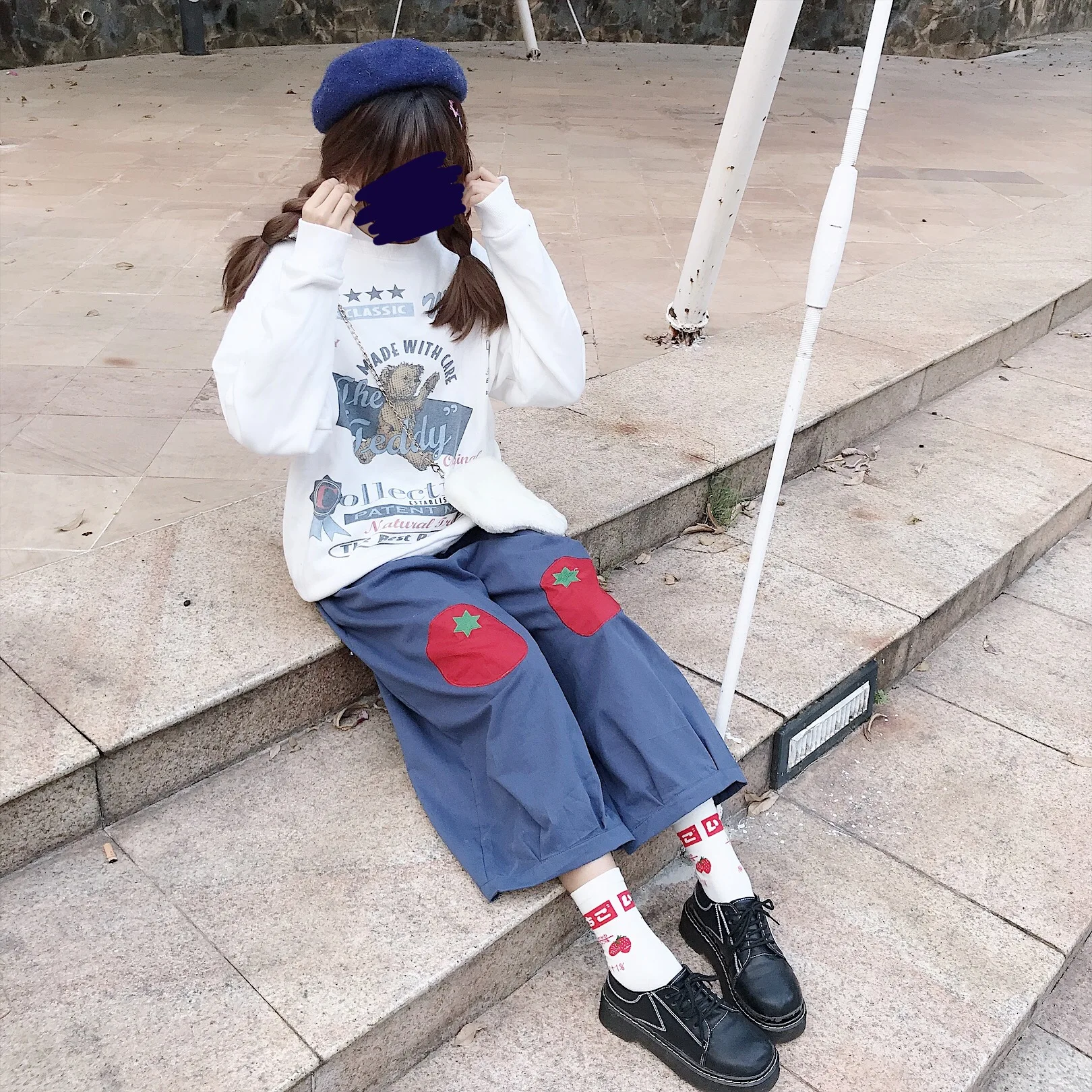 2 Color New Summer Cute Tomato Patch Wide-leg Pants Female Loose Women Pants Harajuku Kawaii Casual Soft Sister Pants Mujer
2 Color New Summer Cute Tomato Patch Wide-leg Pants Female Loose Women Pants Harajuku Kawaii Casual Soft Sister Pants Mujer