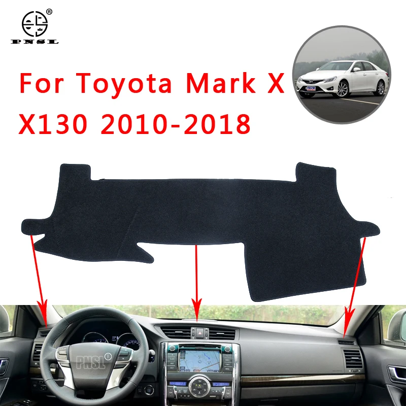 PNSL крышка приборной панели автомобиля коврик для ковёр Toyota Mark X X130 130 2010-2018 Защита