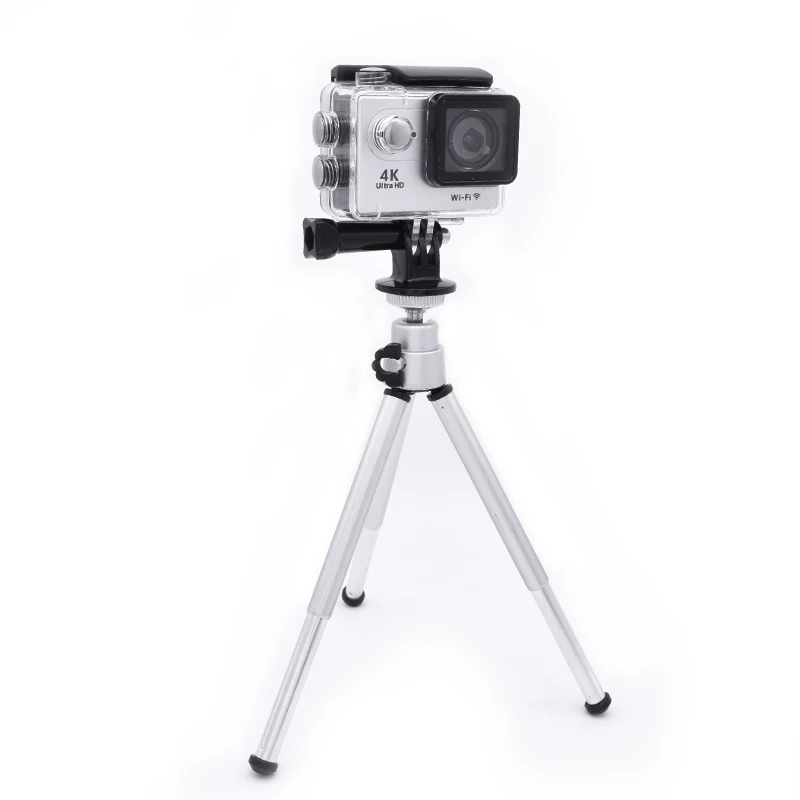 Для Go Pro аксессуары мини масштабируемый монопод штатив для GoPro Hero 5 4 3 + Sj4000 Xiaomi