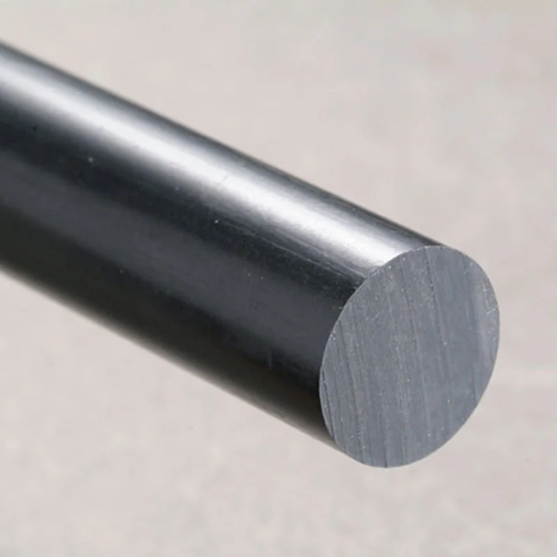 OD22x1000mm акриловый стержень черный (экструдированный) пластиковый