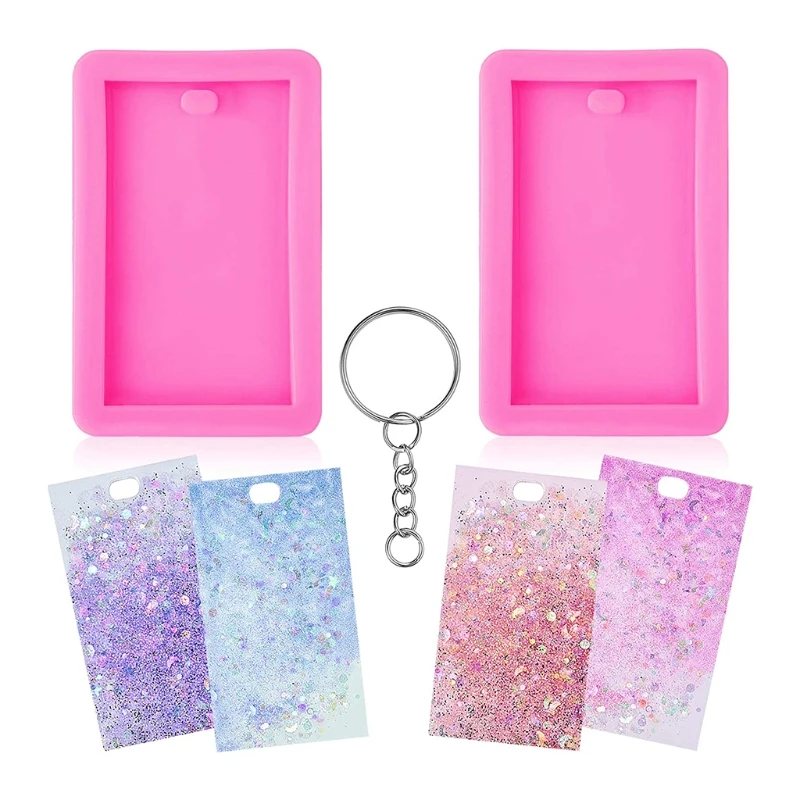 Rectangle Tag Keychain Silicone Mold with Hole for DIY Fondant Mold Trinket Gum Luggage Tag Cake Decoration Pendant
Rectangle Tag Keychain Silicone Mold with Hole for DIY Fondant Mold Trinket Gum Luggage Tag Cake Decoration Pendant