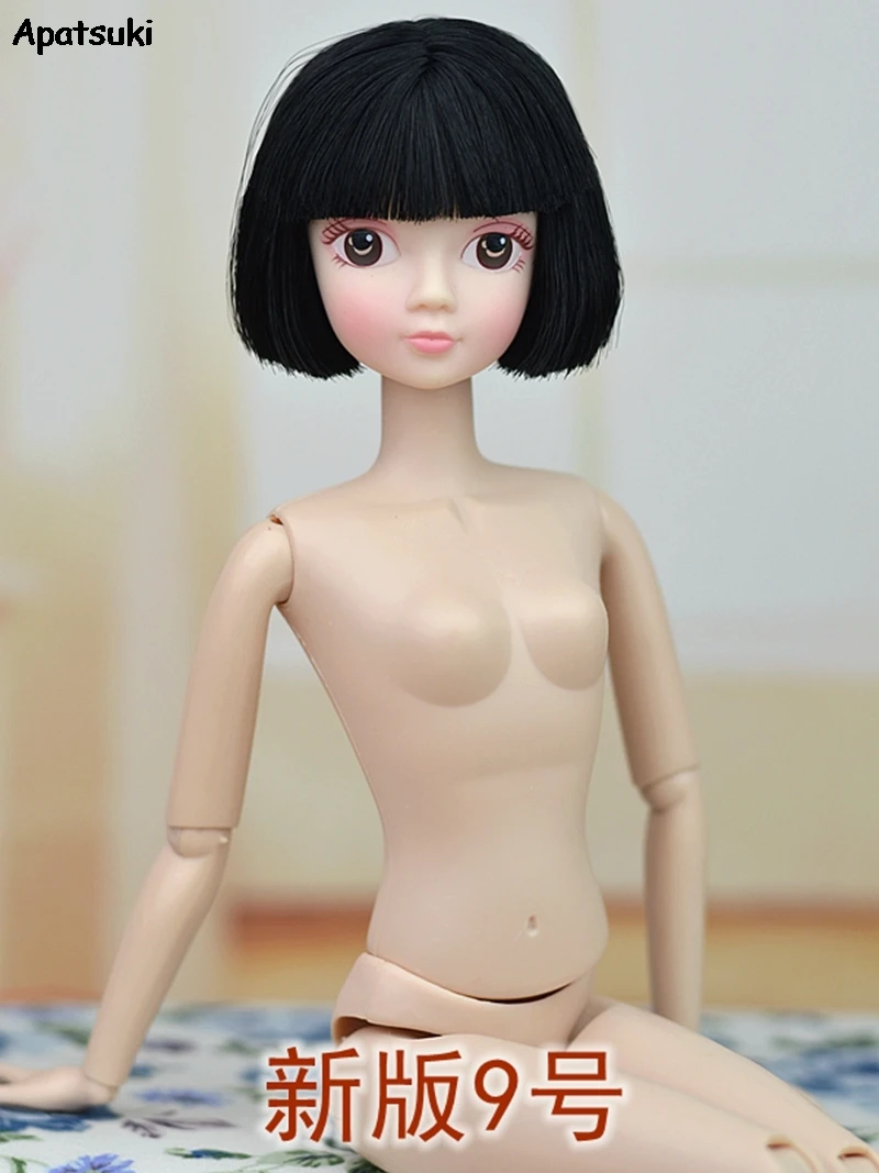 Movable 12 Joints BJD Doll Body + Head For 11.5" Doll Black Short Hair Head for 1/6 Doll Dollhouse Accessories for 1:6 Doll Toy
Movable 12 Joints BJD Doll Body + Head For 11.5" Doll Black Short Hair Head for 1/6 Doll Dollhouse Accessories for 1:6 Doll Toy