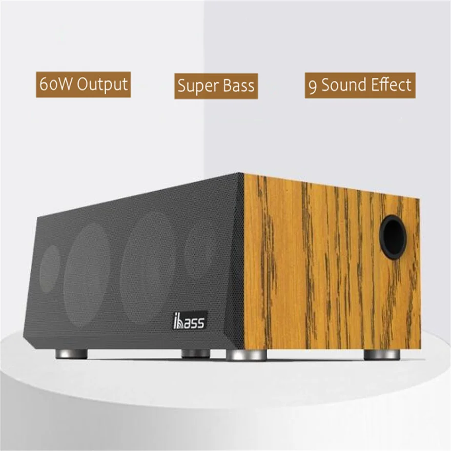 Wood Speaker Box Big Size Heavy Bass 60W Home Theater Soundbar Music Center 9 Eq Desktop Speakers Bar Usb Coaxial Sound System
Wood Speaker Box Big Size Heavy Bass 60W Home Theater Soundbar Music Center 9 Eq Desktop Speakers Bar Usb Coaxial Sound System