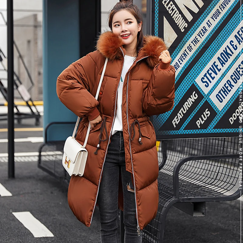 winter oversized slim parka women casual long cotton padded jackets hooded with fur collar caramel thick coats cazadora mujer
winter oversized slim parka women casual long cotton padded jackets hooded with fur collar caramel thick coats cazadora mujer