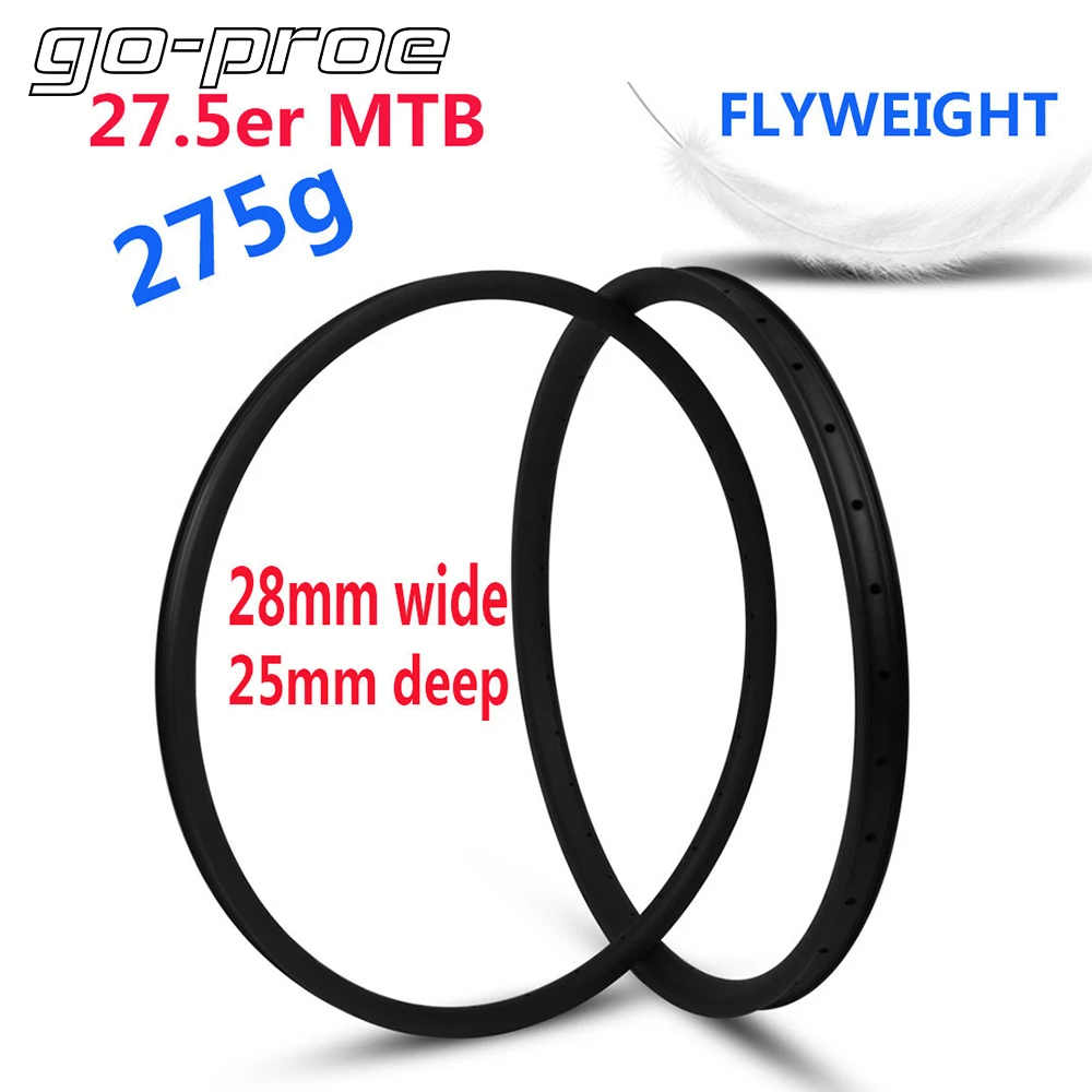 Go-proe 27.5er Mountain Bike Carbon Rim 24H 28H 32H 36H For XC Cross Country MTB Wheel Ud 3k 12k Ud Matte Glossy 275g Only
Go-proe 27.5er Mountain Bike Carbon Rim 24H 28H 32H 36H For XC Cross Country MTB Wheel Ud 3k 12k Ud Matte Glossy 275g Only