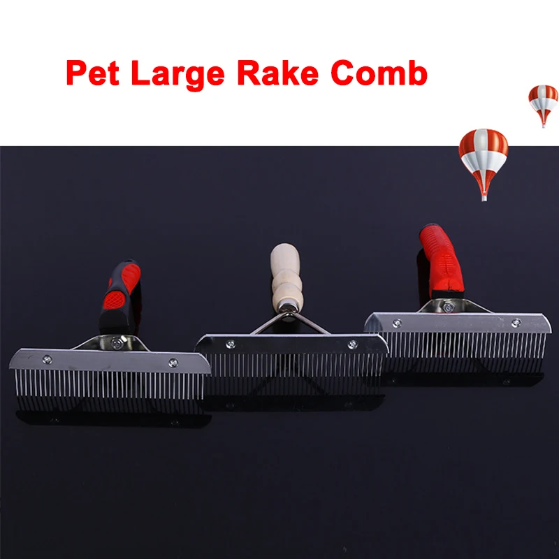 Pet Rake Comb Stainless Steel Needle Comb Grooming Cleaning Brush Dog Hair Remover For Medium Large Dogs Golden Retriever Husky 
Pet Rake Comb Stainless Steel Needle Comb Grooming Cleaning Brush Dog Hair Remover For Medium Large Dogs Golden Retriever Husky