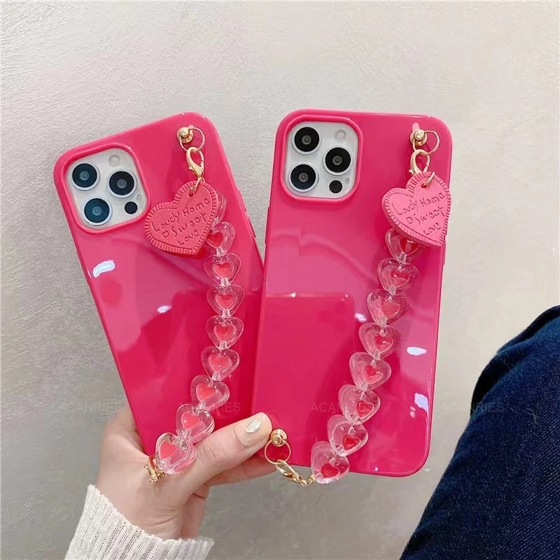 Love Heart Chain Silicone Glossy Phone Case On For Iphone X S Max Iphonex R 10 Xr Se 2 2020 11 12 Pro Girl Cute Soft Cover Funda
Love Heart Chain Silicone Glossy Phone Case On For Iphone X S Max Iphonex R 10 Xr Se 2 2020 11 12 Pro Girl Cute Soft Cover Funda