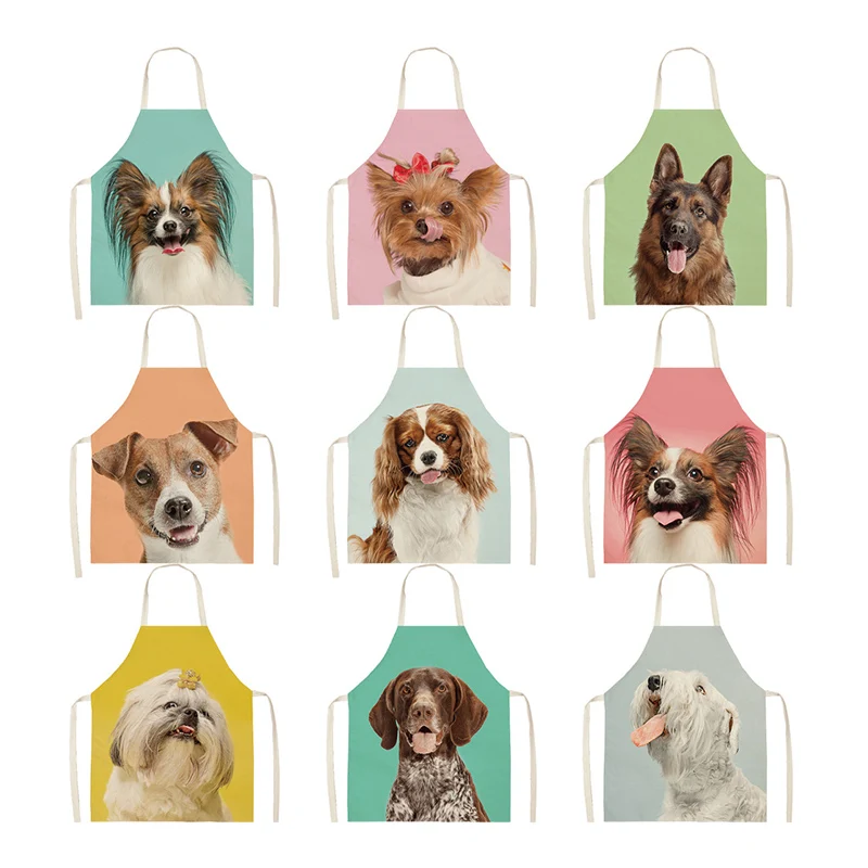 Dog Pug Kitchen Sleeveless Aprons for Women Cotton Linen Bibs Household Cleaning Home Cooking Parent-child Apron 66x47cm
Dog Pug Kitchen Sleeveless Aprons for Women Cotton Linen Bibs Household Cleaning Home Cooking Parent-child Apron 66x47cm
