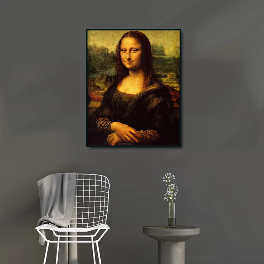 Cassisy Canvas Art Oil Painting《Mona Lisa》Leonardo da Vinci Artwork Picture Art Poster Wall Decor Modern Home Office Decoration 
Cassisy Canvas Art Oil Painting《Mona Lisa》Leonardo da Vinci Artwork Picture Art Poster Wall Decor Modern Home Office Decoration