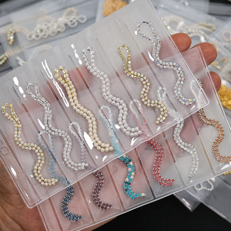 6 Grids/Pack Multi-colored All Various Shapes Chains Ring Buckle Metal 3D Studs Nail Art Alloy Decorations Manicure DIY
6 Grids/Pack Multi-colored All Various Shapes Chains Ring Buckle Metal 3D Studs Nail Art Alloy Decorations Manicure DIY