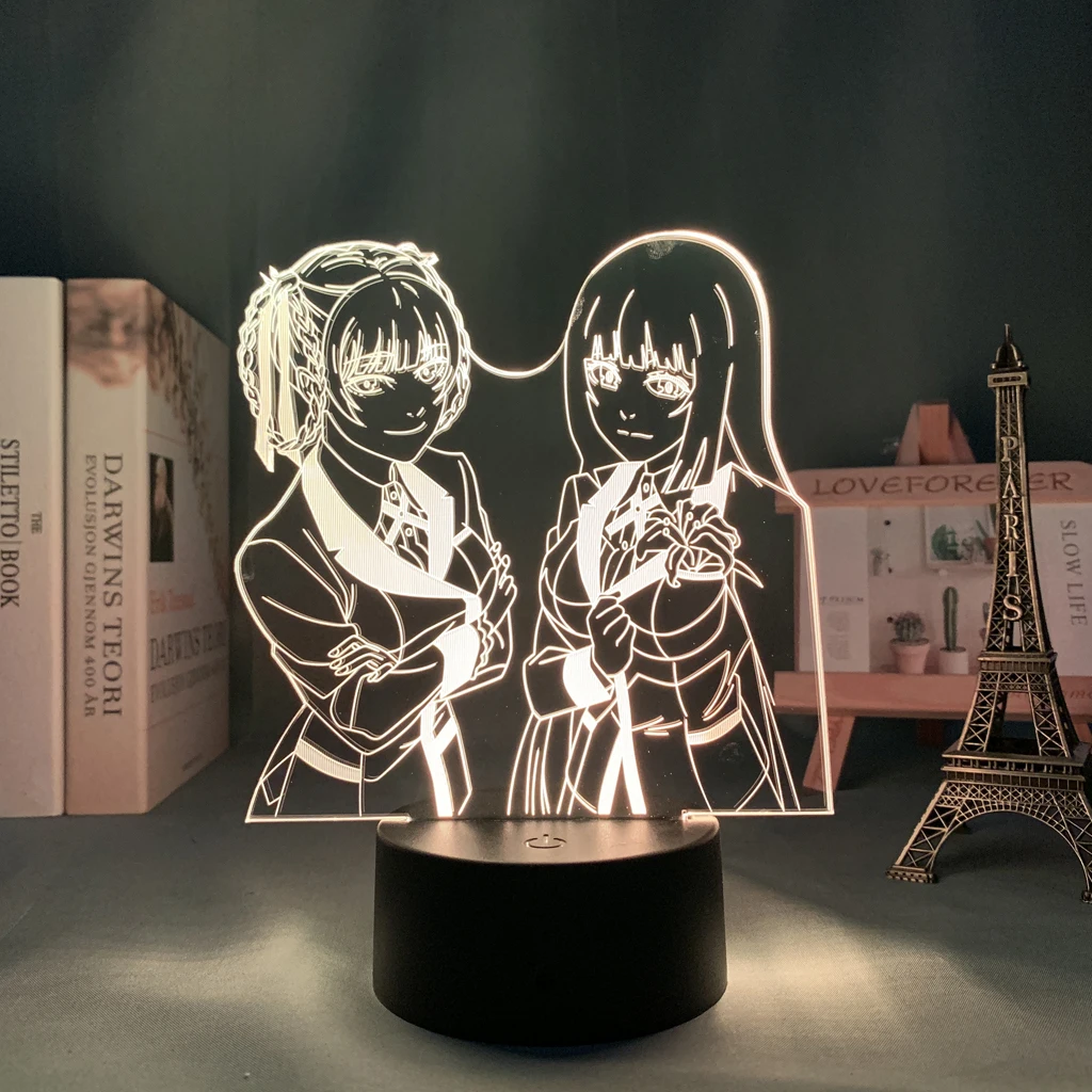 Kakegurui компульсивный игровой светодиодный ночник для детской спальни Декор Ночной светильник подарок на день рождения Аниме гаджет комнатн...
Kakegurui компульсивный игровой светодиодный ночник для детской спальни Декор Ночной светильник подарок на день рождения Аниме гаджет комнатн...
