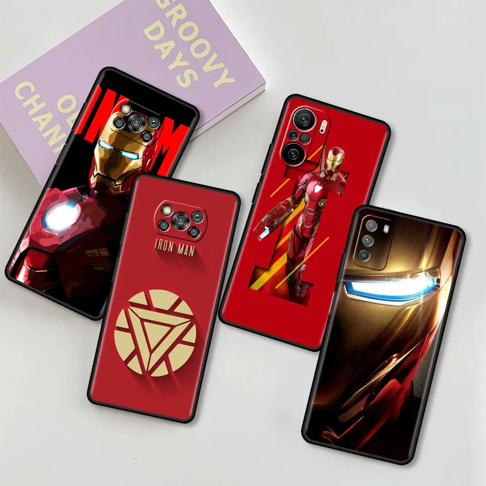 Marvel Iron Man Black Case For Xiaomi Mi Poco X3 NFC 10T Pro 5G 11T M3 Note 10 Lite 9T 11 A2 F1 9 Shell Phone Cover Funda
Marvel Iron Man Black Case For Xiaomi Mi Poco X3 NFC 10T Pro 5G 11T M3 Note 10 Lite 9T 11 A2 F1 9 Shell Phone Cover Funda
