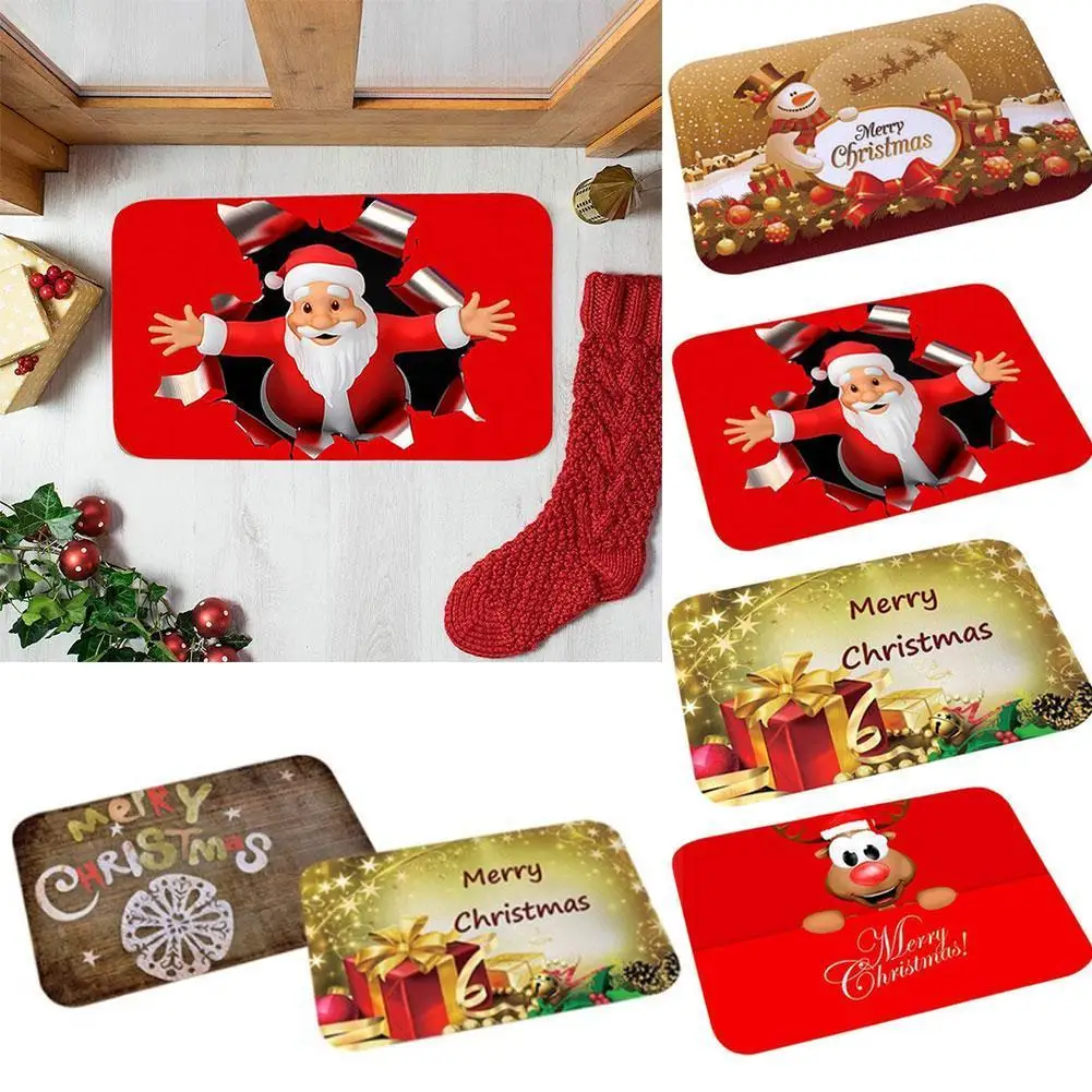 New Flannel Christmas Mat Christmas Series Home Bathroom Door Decoration Mat Festive Red Santa Pattern Mat Toilet Mats Bathroom
New Flannel Christmas Mat Christmas Series Home Bathroom Door Decoration Mat Festive Red Santa Pattern Mat Toilet Mats Bathroom