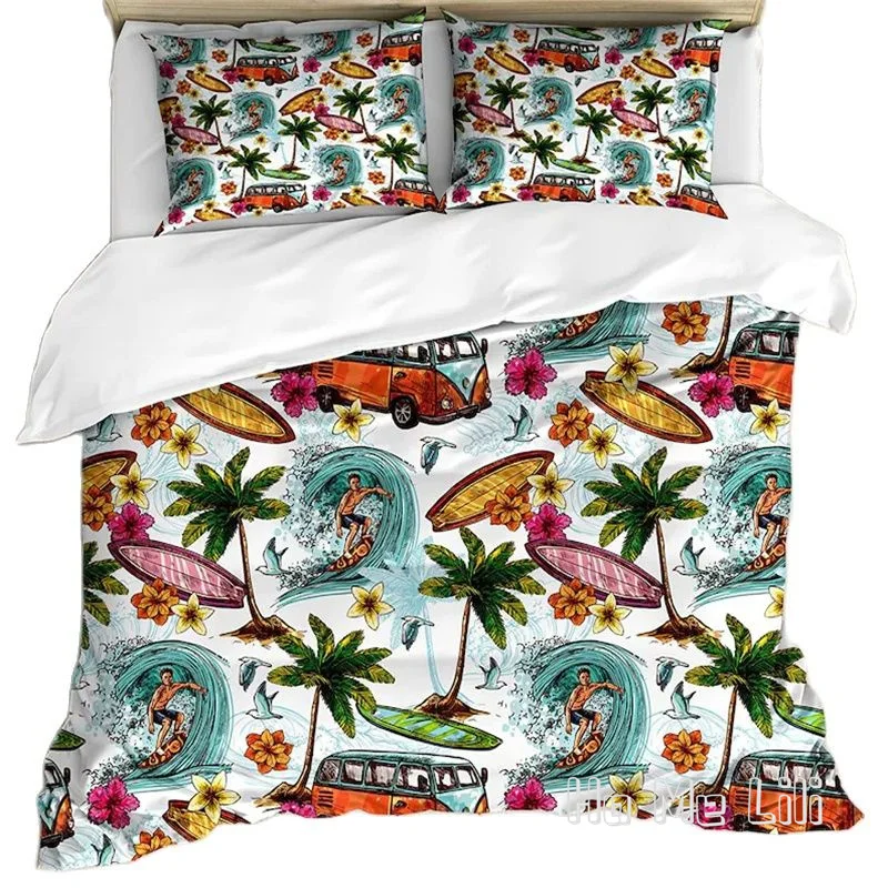 Hawaiian Surfer Wavy Deep Sea Retro Style Palm Trees Flowers Boards Bedding Set By Ho Me Lili Duvet Cover
Hawaiian Surfer Wavy Deep Sea Retro Style Palm Trees Flowers Boards Bedding Set By Ho Me Lili Duvet Cover