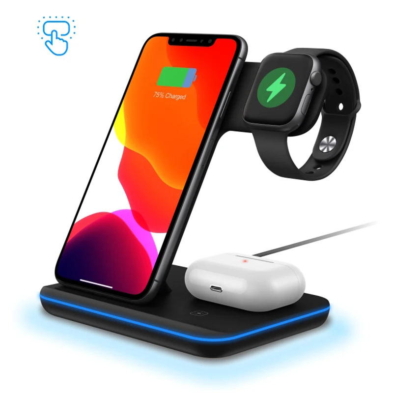 Беспроводные зарядные устройства 3 в 1 для IPhone 12 11 Pro Max XS XR X 8 Plus Apple Watch SE 6 5 4 3 AirPods Pro, док-станция для быстрой зарядки
Беспроводные зарядные устройства 3 в 1 для IPhone 12 11 Pro Max XS XR X 8 Plus Apple Watch SE 6 5 4 3 AirPods Pro, док-станция для быстрой зарядки