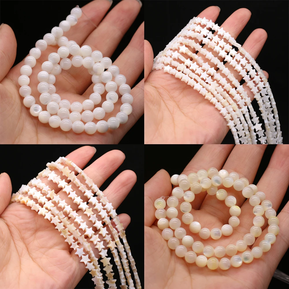 Wholesale Natural Shell Beads White Round Seashell Stone Beads Small Beads for Jewelry Making DIY Bracelet Necklace Gifts 15.5''
Wholesale Natural Shell Beads White Round Seashell Stone Beads Small Beads for Jewelry Making DIY Bracelet Necklace Gifts 15.5''
