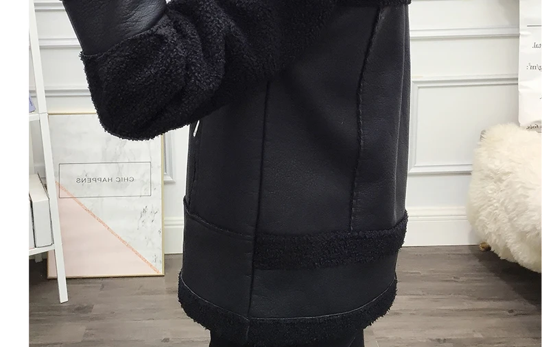 New Lamb Fur Fur Coat Female Autumn Winter Plus Size wWmen's Short Suit Collar Jacket Washed PU Leather Jacket Feminine F205
New Lamb Fur Fur Coat Female Autumn Winter Plus Size wWmen's Short Suit Collar Jacket Washed PU Leather Jacket Feminine F205