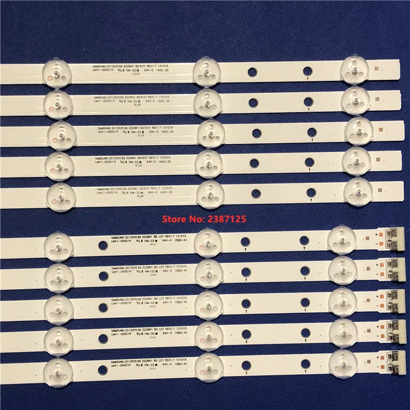 LED Backlight Lamp strip For SamSung 55" TV 2013SVS55 D3GE-550SMA-R1 D3GE-550SMB-R0 UN55H6203 28772A UN55J6201 LH55MDCPLGC
LED Backlight Lamp strip For SamSung 55" TV 2013SVS55 D3GE-550SMA-R1 D3GE-550SMB-R0 UN55H6203 28772A UN55J6201 LH55MDCPLGC