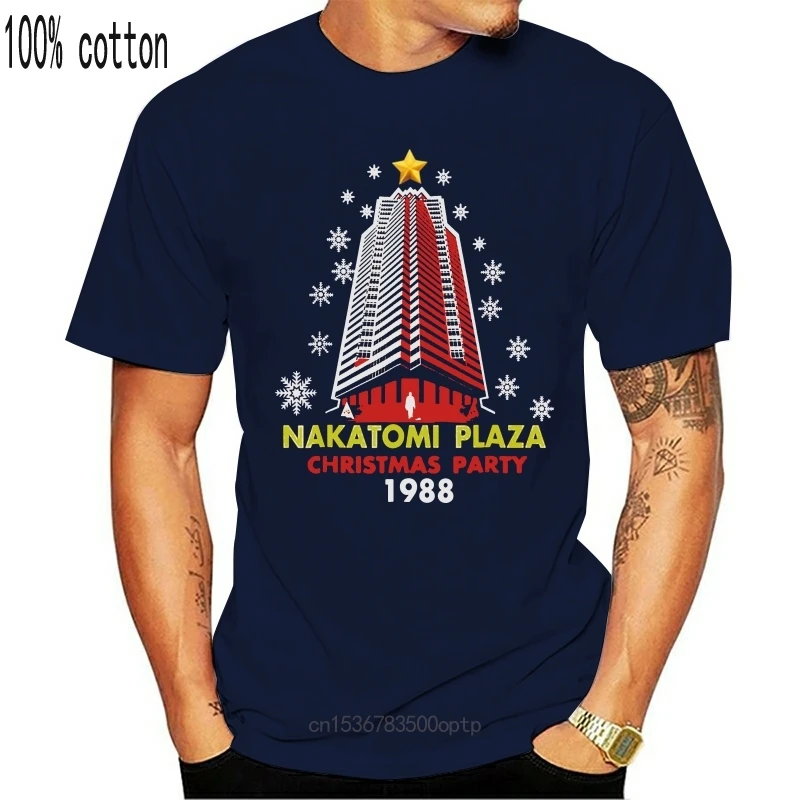 Новинка 1988, забавная черная футболка Nakatomi Plaza для рождественской вечеринки, праздника на Рождество, оптовая продажа футболок
Новинка 1988, забавная черная футболка Nakatomi Plaza для рождественской вечеринки, праздника на Рождество, оптовая продажа футболок