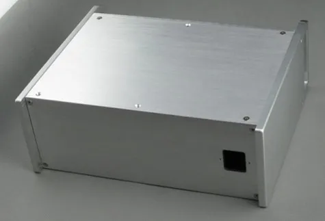 Size W320 H120 L265 Silver Aluminum Chassis DIY Power Amplifier / Preamp / Decoder / Tube Case BZ3212 
Size W320 H120 L265 Silver Aluminum Chassis DIY Power Amplifier / Preamp / Decoder / Tube Case BZ3212