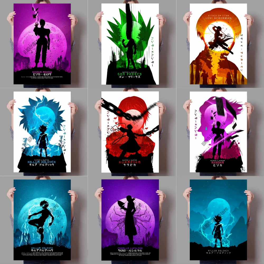 Настенная Картина на холсте из аниме Hunter X Hunter, скандинавские постеры и принты, декор для комнаты, картины для гостиной, детской, украшение для дома
Настенная Картина на холсте из аниме Hunter X Hunter, скандинавские постеры и принты, декор для комнаты, картины для гостиной, детской, украшение для дома