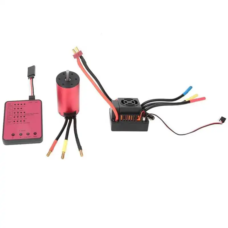 2850KV Brushless Motor 120A Brushless ESC Program Card Combo for 1/10 RC Car C
2850KV Brushless Motor 120A Brushless ESC Program Card Combo for 1/10 RC Car C