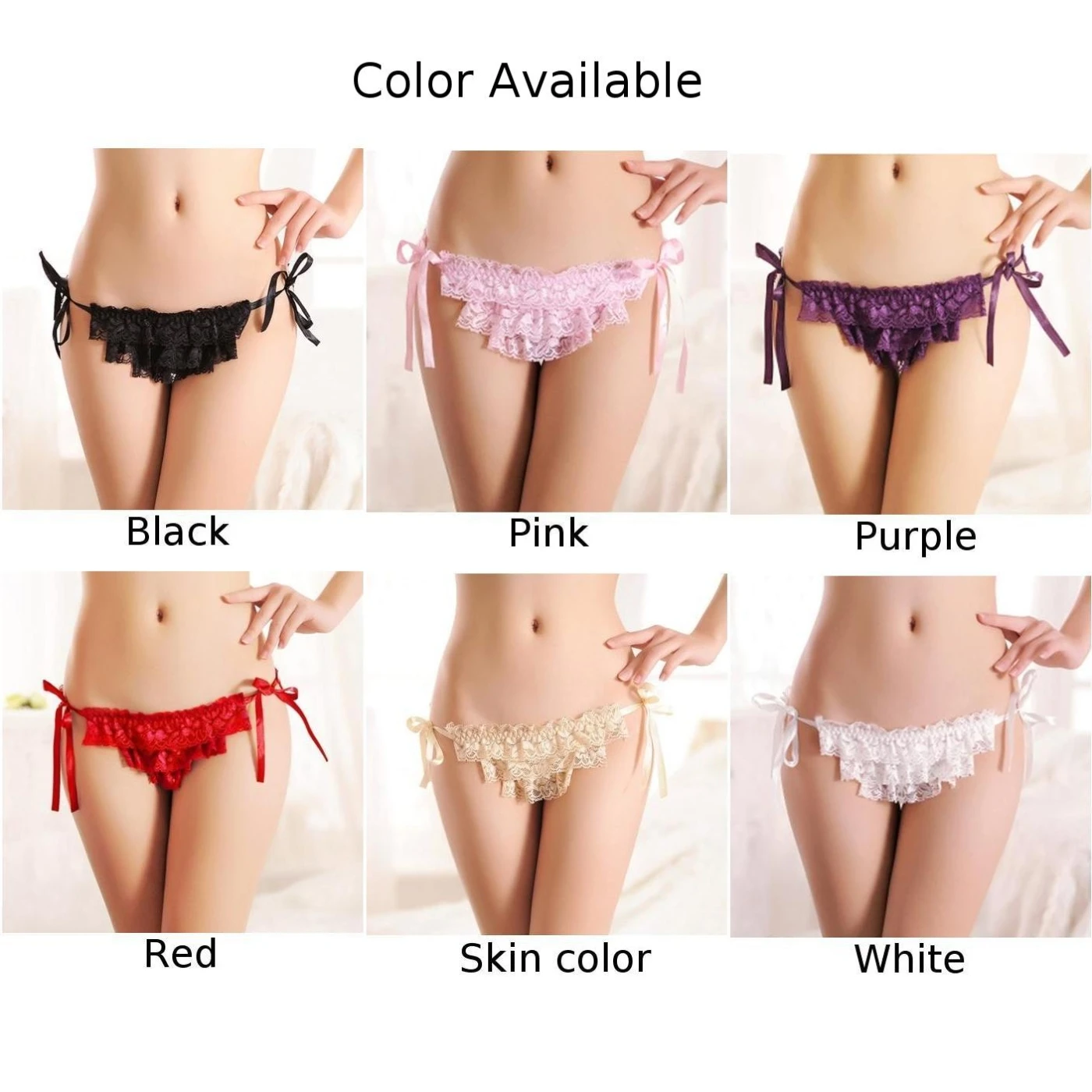 Women's Sexy Underwear Lace Panties One Piece Seamless Panties Hollow Out Underpants Female Briefs Low Waist Lace Up Underwear
Women's Sexy Underwear Lace Panties One Piece Seamless Panties Hollow Out Underpants Female Briefs Low Waist Lace Up Underwear