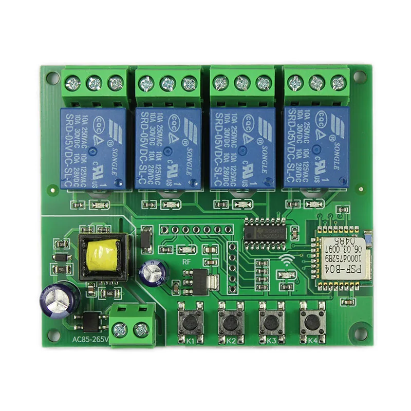 4 four channels wifi Mobile phone intelligent remote control switch relay module timing small love voice control
4 four channels wifi Mobile phone intelligent remote control switch relay module timing small love voice control