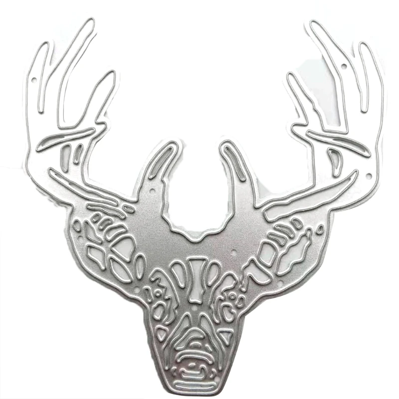 Deer Head Metal Cutting Dies Stencil DIY Scrapbooking Album Paper Card Template Mold Embossing Decoration
Deer Head Metal Cutting Dies Stencil DIY Scrapbooking Album Paper Card Template Mold Embossing Decoration