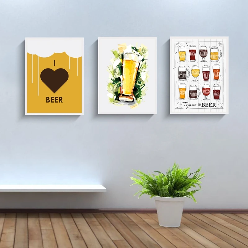 Cartoon Yellow Beer Poster Canvas Painting Types Of Beer Art Prints Wall Picture I Love Beer Canvas Bar Retro Decoration
Cartoon Yellow Beer Poster Canvas Painting Types Of Beer Art Prints Wall Picture I Love Beer Canvas Bar Retro Decoration