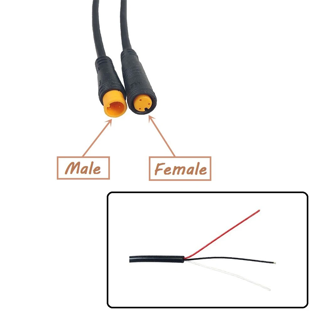 Ebike Extension Female Male Cable Connector 2 3 4 5 6 Pin Waterproof Cable Electrical for Ebike Light Throttle Ebrake Display
Ebike Extension Female Male Cable Connector 2 3 4 5 6 Pin Waterproof Cable Electrical for Ebike Light Throttle Ebrake Display
