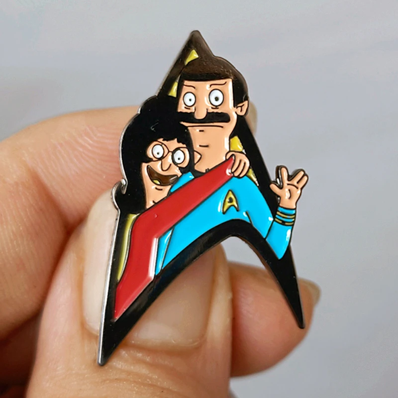 Cartoon Star Trek Command Spock Enamel Brooch Pin Backpack Hat Bag Jeans Jacket Lapel Pins Badges Fashion Jewelry Accessories
Cartoon Star Trek Command Spock Enamel Brooch Pin Backpack Hat Bag Jeans Jacket Lapel Pins Badges Fashion Jewelry Accessories