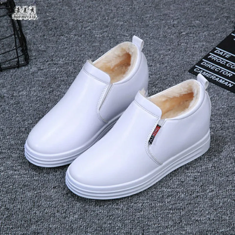 2020 New Style for Autumn and Winter Loafers Platform Semi-High Heeled Elevator Sneakers for Women
2020 New Style for Autumn and Winter Loafers Platform Semi-High Heeled Elevator Sneakers for Women