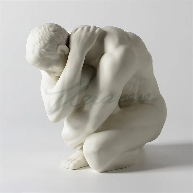 CREATIVE ABSTRACT CERAMICS HANDICRAFT BODY ART HOME DECOR NUDE MALE SQUATTING ROOM DESK STATUE INTERIOR SHOWPIECE FIGURINE R4139
CREATIVE ABSTRACT CERAMICS HANDICRAFT BODY ART HOME DECOR NUDE MALE SQUATTING ROOM DESK STATUE INTERIOR SHOWPIECE FIGURINE R4139