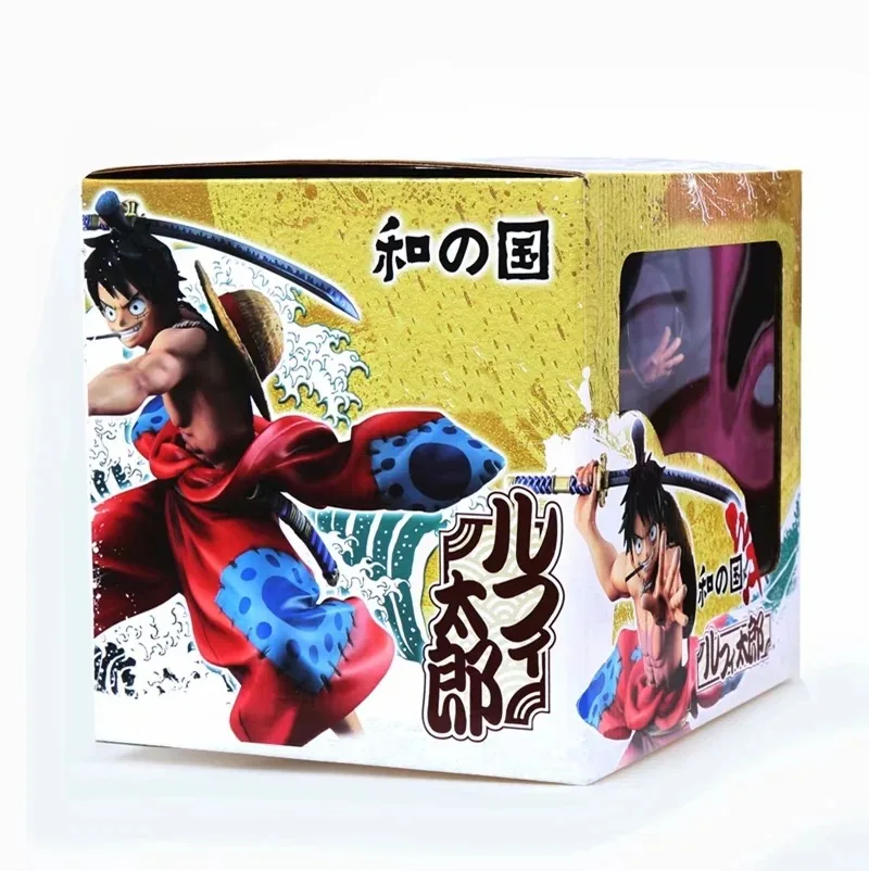 New 17CM Japanese Anime One Piece Figure Samurai Taro Version Kimono Monkey D Luffy PVC Action Figurine Model Figur Toys Gift
New 17CM Japanese Anime One Piece Figure Samurai Taro Version Kimono Monkey D Luffy PVC Action Figurine Model Figur Toys Gift