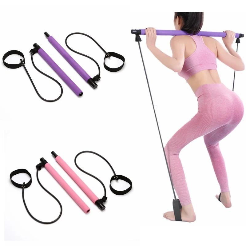 Fitness Yoga Pilates Bar Resistance Bands Bodybuilding Muscle Training Strength Exercise Detachable Pilates Stick Gym Equipment
Fitness Yoga Pilates Bar Resistance Bands Bodybuilding Muscle Training Strength Exercise Detachable Pilates Stick Gym Equipment