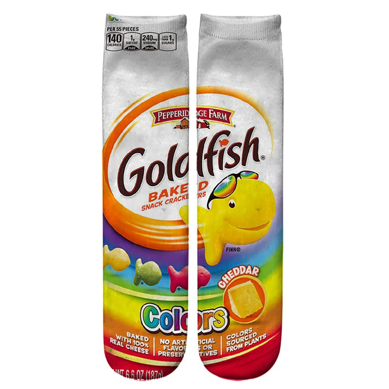 Happiness Socks Women Children 3D Print Cute Goldfish Biscuits Ankle Socks Woman Men 100% Cotton Socks Comfortable 30cm 40cm
Happiness Socks Women Children 3D Print Cute Goldfish Biscuits Ankle Socks Woman Men 100% Cotton Socks Comfortable 30cm 40cm