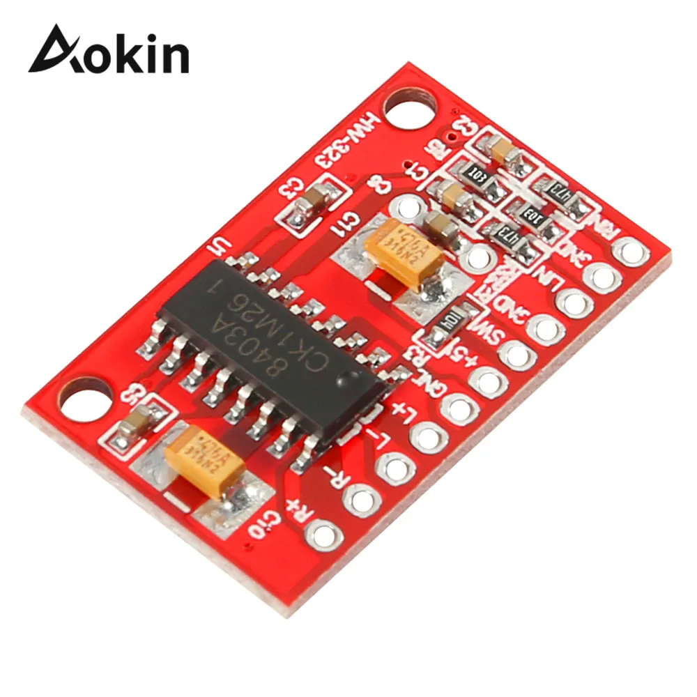 PAM8403 Red Super Ultra Mini Digital Amplifier Board 2 * 3W Class D Digital 2.5V To 5V Power Amplifier Board Efficient
PAM8403 Red Super Ultra Mini Digital Amplifier Board 2 * 3W Class D Digital 2.5V To 5V Power Amplifier Board Efficient
