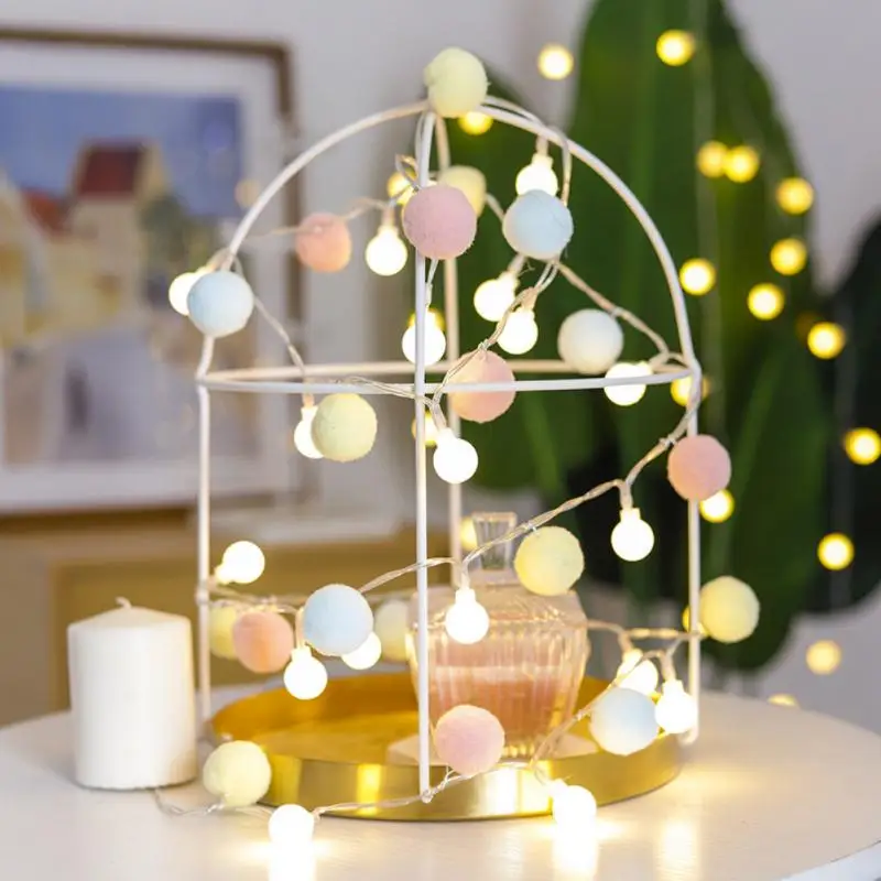 Led Wool Ball LED Cotton Ball Fairy String Lights For Kid Bedroom Indoor Christmas Party Wedding Holiday Festival Home Decor
Led Wool Ball LED Cotton Ball Fairy String Lights For Kid Bedroom Indoor Christmas Party Wedding Holiday Festival Home Decor