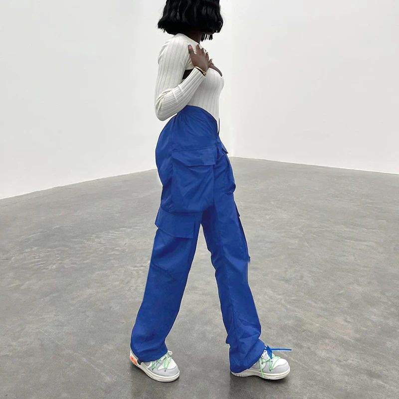 Female High Wasit Solid Pockets V Wasit Loose Cargo Pants Overalls Female Street wear Lounge Straight Trousers Flat Women Pant
Female High Wasit Solid Pockets V Wasit Loose Cargo Pants Overalls Female Street wear Lounge Straight Trousers Flat Women Pant