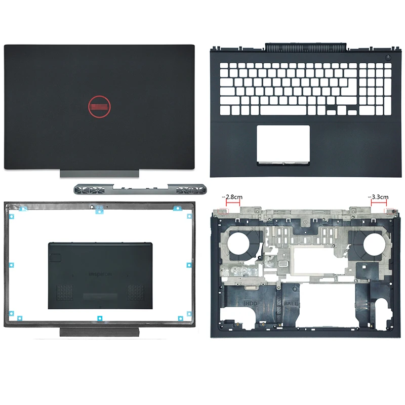 Новинка для ноутбука DELL Inspiron 15 7000 7566 7567 задняя крышка/Передняя панель/Упор для рук/Нижняя крышка Non Touch/Touch Black AP1QN000200
Новинка для ноутбука DELL Inspiron 15 7000 7566 7567 задняя крышка/Передняя панель/Упор для рук/Нижняя крышка Non Touch/Touch Black AP1QN000200