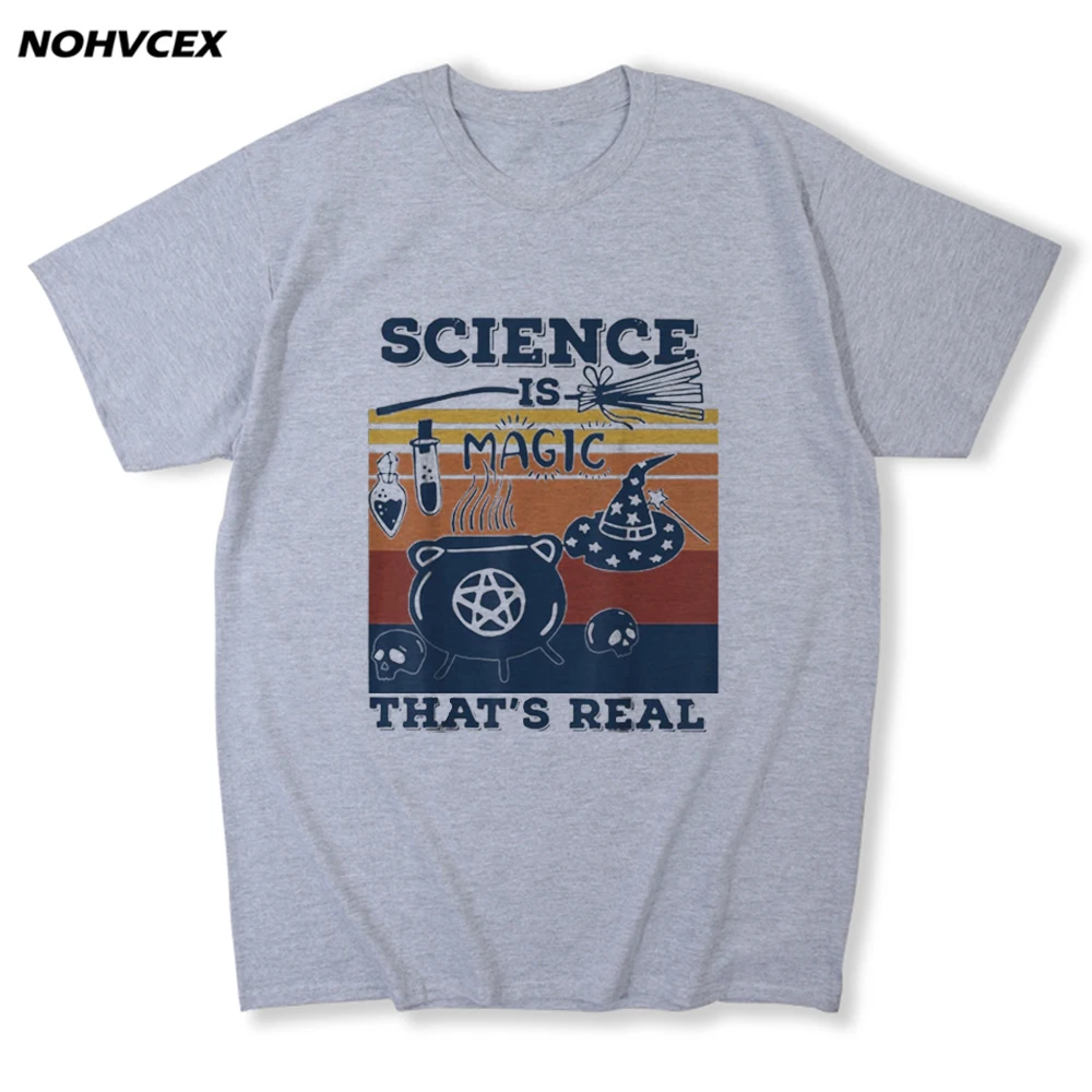 Летняя новая мужская рубашка с рисунком из мультфильма наука Is Magic That's Real Funny Science Lover, футболка
Летняя новая мужская рубашка с рисунком из мультфильма наука Is Magic That's Real Funny Science Lover, футболка
