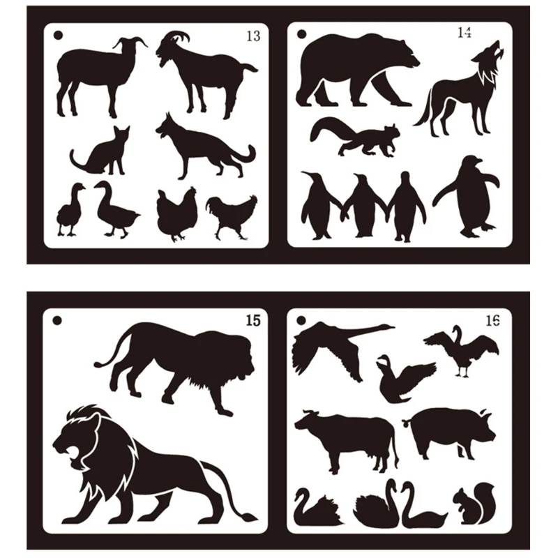 Animal Templates Stencil Panda Horse Dinosour Elephant Drawing Templates for Wal wholesales
Animal Templates Stencil Panda Horse Dinosour Elephant Drawing Templates for Wal wholesales