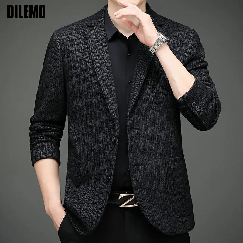 High End New Designer Brand Luxury Casual Fashion Stylish Jacquard Elegant Blazer Jacket Party Trendy Suit Coat Men's Clothes
High End New Designer Brand Luxury Casual Fashion Stylish Jacquard Elegant Blazer Jacket Party Trendy Suit Coat Men's Clothes