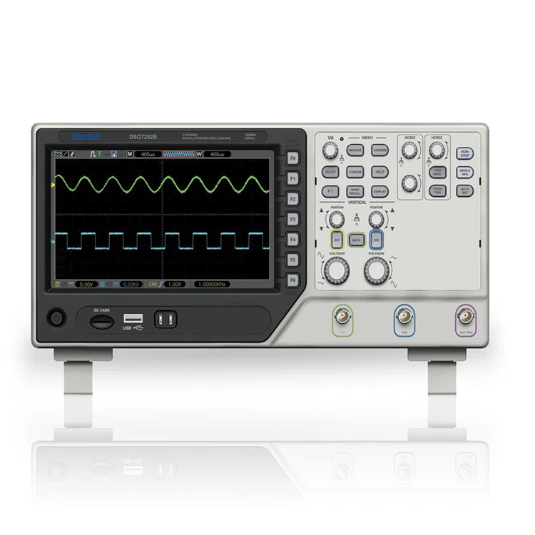 Hantek DSO7102B 100MHz 2GSa/s 2CH High Stable USB Host Slim Design Bench Storage Digital Oscilloscope
Hantek DSO7102B 100MHz 2GSa/s 2CH High Stable USB Host Slim Design Bench Storage Digital Oscilloscope