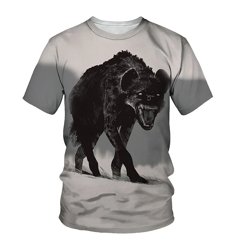 3D Hyena Print T-shirt Men Fashion Summer O Neck Short Sleeve Tees Tops 3D Style Male Clothes Casual Funny T-shirts
3D Hyena Print T-shirt Men Fashion Summer O Neck Short Sleeve Tees Tops 3D Style Male Clothes Casual Funny T-shirts